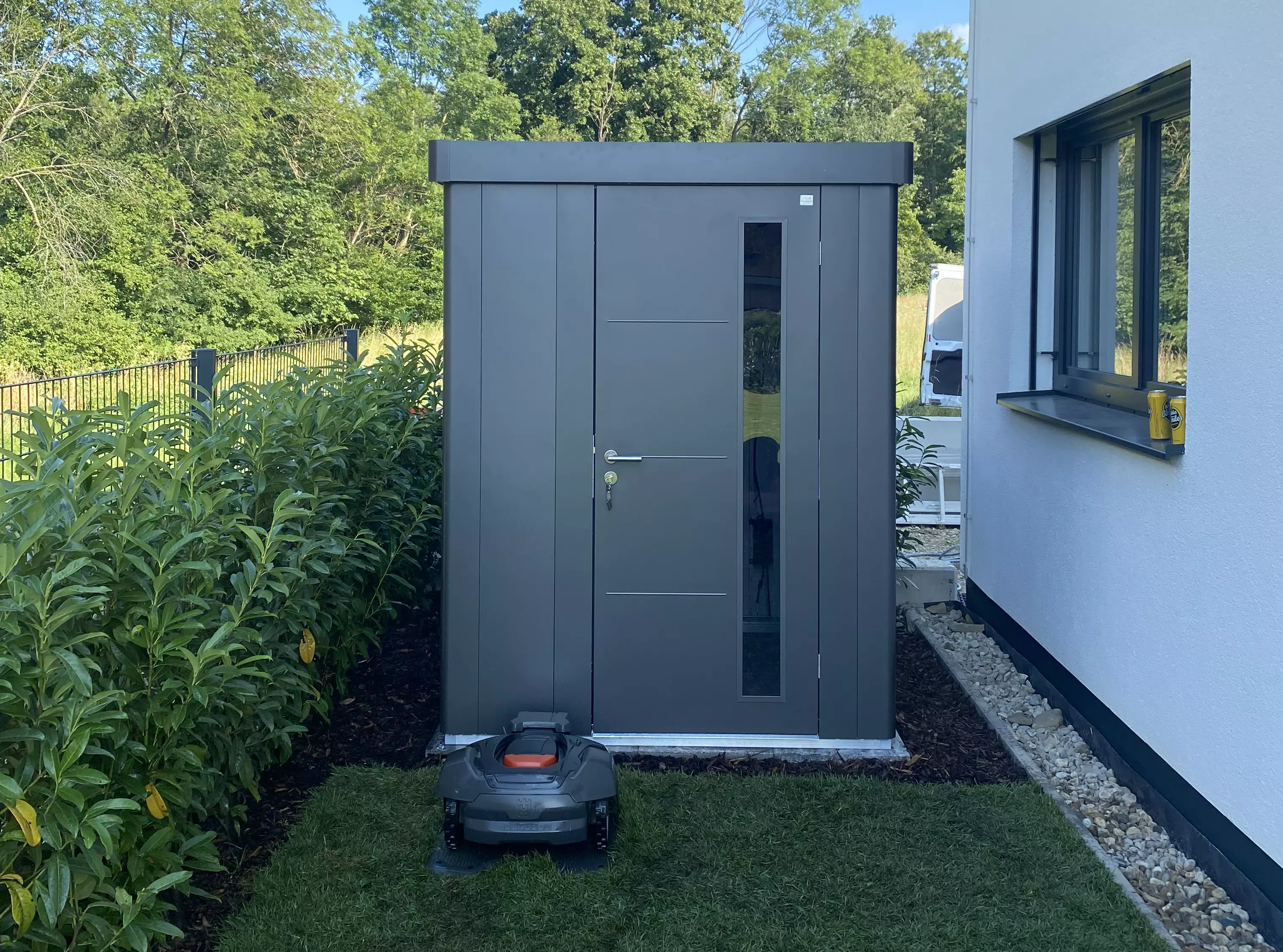 Gartenhäuser, Ausstattung von Biohort, verschiedene Modelle und Montage - volskyi-garden.at