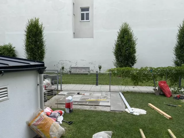 Gartenhaus aus Holz im 1030 Bezirk Wien, Terrassengestaltung Gartentechnik - volskyi-garden.at