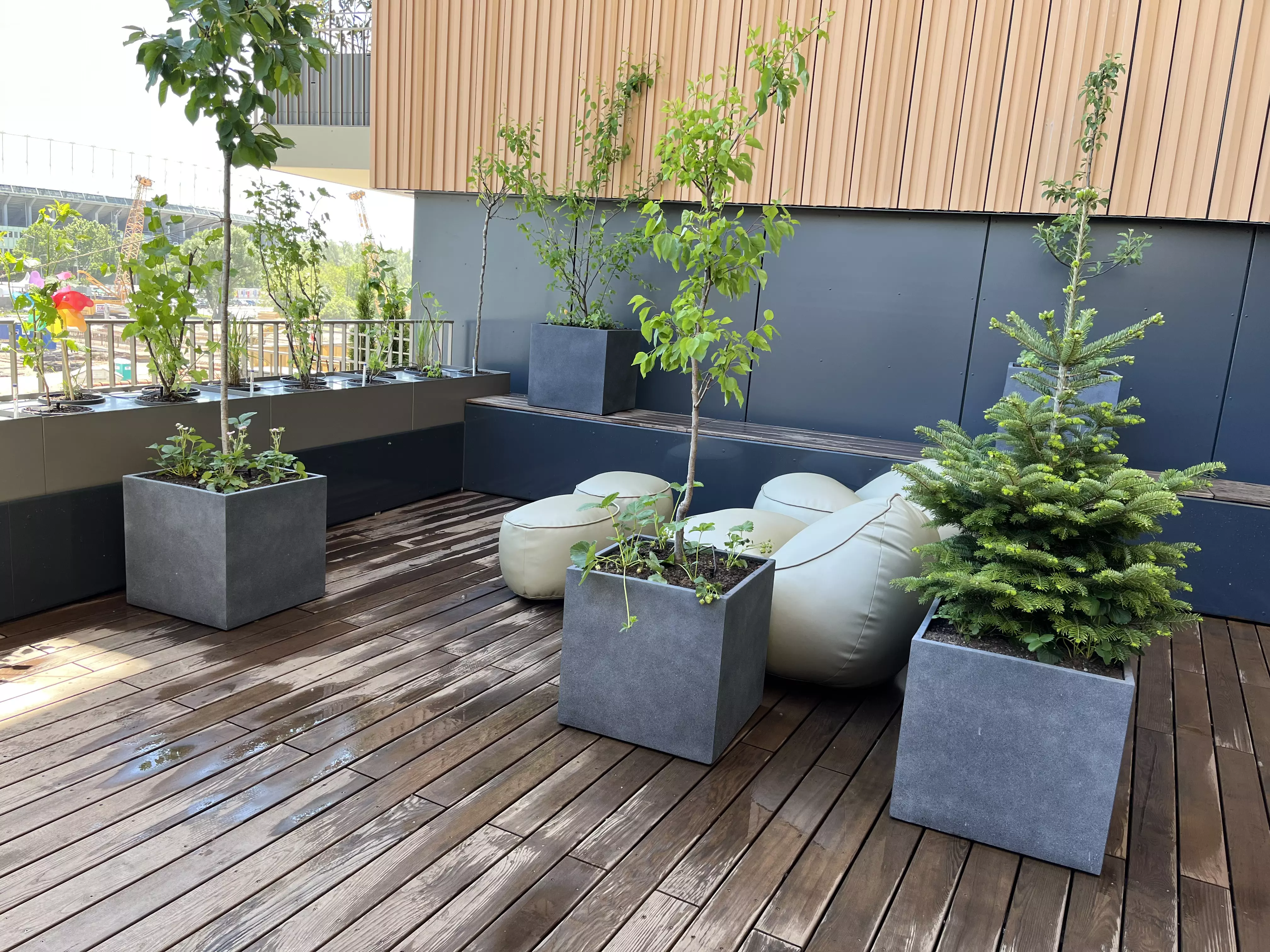 Terrasse im 1230 Bezirk, Wien mit der Ausstattung aus hoeherem Qualitaet - volskyi-garden.at