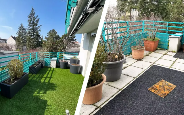 Künstlicher Rasen pflegeleichte Gärten oder Terrasse
